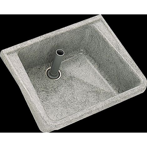 Bassin polyvalent KWC, SIRIUS, PRV, 500x220x400 mm, gris décoratif (1/2)