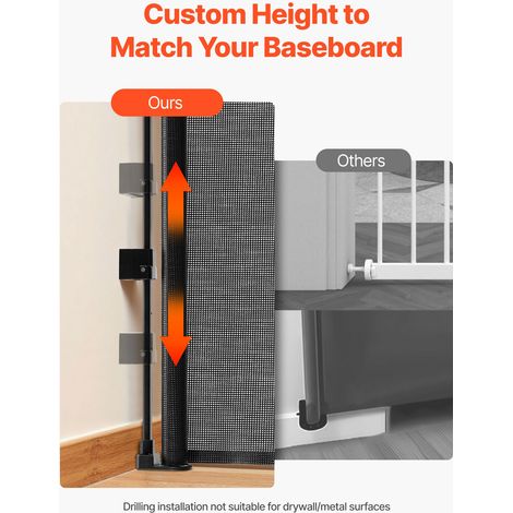 Barrière de Sécurité Extensible Clôture en Maille 145 cm de Large (1/5)