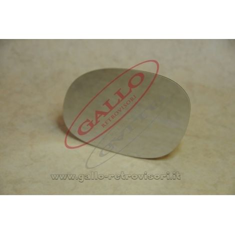 Vetro specchietto esterno lato dx compatibile con peugeot 206 dal 1998 al 2012