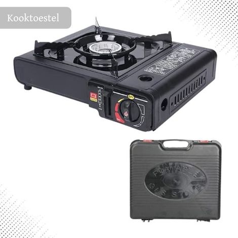 Réchaud de camping Bistrò 3 – Compatible avec bouteilles Camping Gaz – Idéal pour cuisiner en extérieur – Compact et fiable (1/5)
