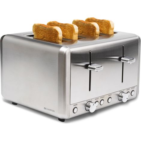 Tostapane 4 fette 1000w br420 inossidabile