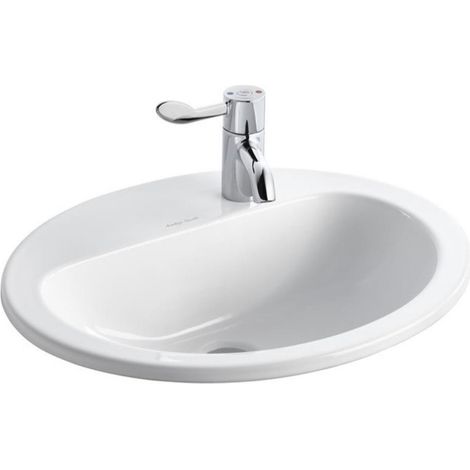 Armitage Shanks Orbit 21 Countertop Basin without Overflow 550mm Wide - 1 RH Tap Hole (1/2)