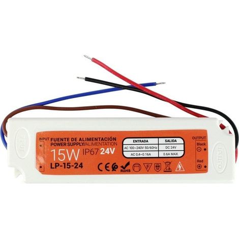 Transformateur étanche compact 24V 15W IP67 (1/4)