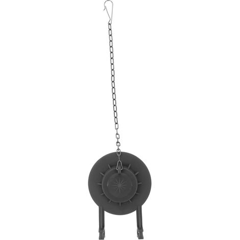 Clapet D'étanchéité de Toilette 2pcs, Pvc, Noir (1/5)