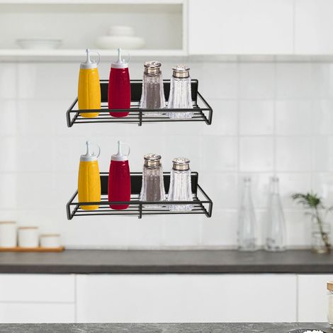 Étagère magnétique pour réfrigérateur, fixation murale extérieure, support de rangement de cuisine (1/5)
