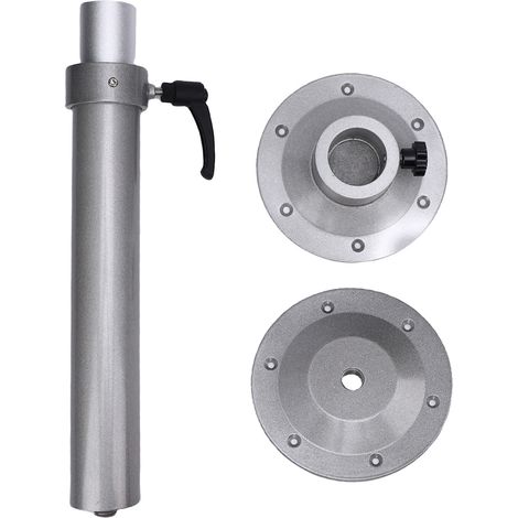 Pied de Table pour camping-car, socle réglable, support de Base amovible en alliage d'aluminium, plage de hauteur de 17.72 à 29.13 pouces pour pont de bateau marin (1/5)