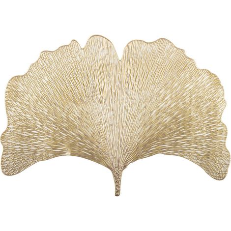 Assiette de Présentation Dorée Sous-Assiette Décorative de Table en Plastique 44x30 cm - PANGIVO (1/3)