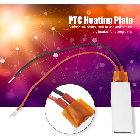 Plaque chauffante PTC 220V 220°C avec thermostat, élément chauffant en aluminium, radiateur électrique compact pour usage domestique et industriel (1/5)