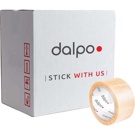 DALPO Transparentes Acryl-Verpackungsband 48/60y - 36 Stück. (1/5)