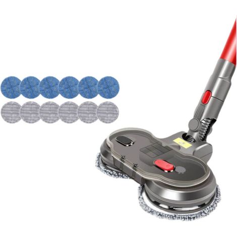 Electric Mop Head for Dyson V11 V10 V8 V7 Vacuum Cleaner with Detachable Water Tank, 6 Washable Mop + 1 Refill Tank (1/5)