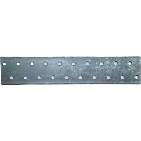 Piastra di giunzione dritta per legno in acciaio zincato a caldo di varie misure dimensione disponibile: mm 40 x 200 - 1 pz
