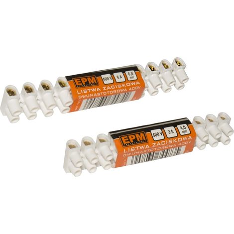 Bloque de terminales de 12 pistas 2,5 mm² - E-650-0125 (1/2)