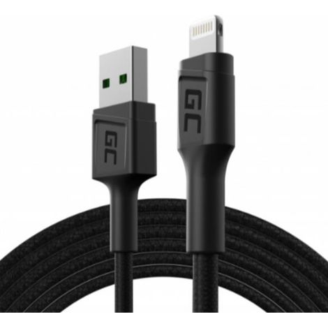 Green Cell KABGC21 cavo Lightning 1,2 m Nero (1/4)