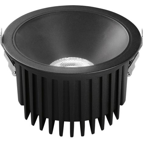 "Faretto ad incasso LED da esterno QUANTUM in alluminio nero con funzione CCT 30W"