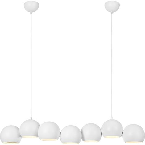 Plafonnier e14 7x40w ip20 blanc - markslojd - cupolo 88895544 88895544 88895544 (1/3)