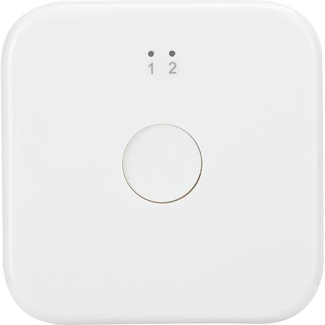 Sélecteur double voie blanc ABS 2 entrées 1 sortie/1 entrée 2 sorties répartiteur haute définition grand écran large compatibilité HD (1/5)