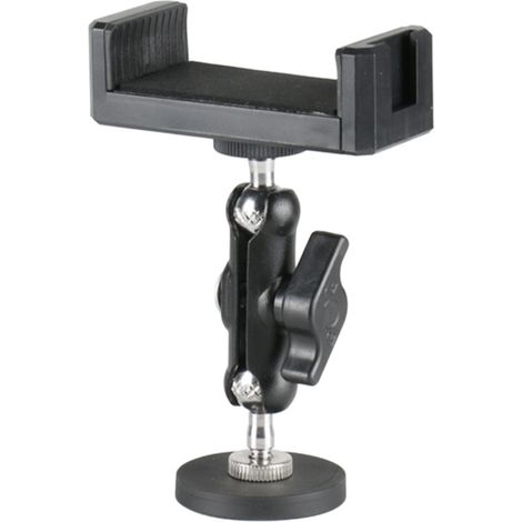 Soporte magnético para teléfono con brazo articulado ajustable de 360 grados (apto para gimnasios, refrigeradores y diversas superficies metálicas ferromagnéticas). (1/5)