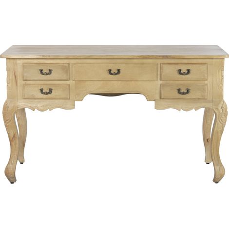 Escritorio Madera Maciza 133X68X75 Decape Natural (1/5)