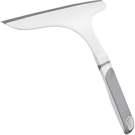 Grattoir de douche en silicone Grattoir de nettoyage ménager pour miroirs - Grattoir multifonctionnel pour comptoirs de cuisine, fenêtres, verre, miroirs de salle de bain (1/5)