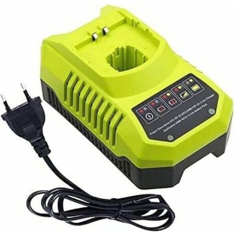 Le chargeur de batterie Ryobi P117 P118 P118 est adapté pour remplacer le chargeur Ryobi P108/P117 Ryobi peut charger une batterie lithium-nickel 12-18V