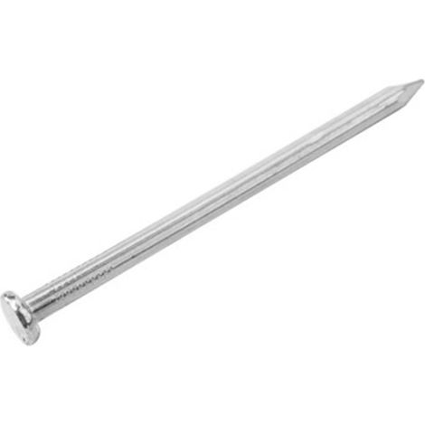 Paquete 1kg Puntas Hierro Galvanizado Cabeza Plana - 3.8x25mm, TOLSEN