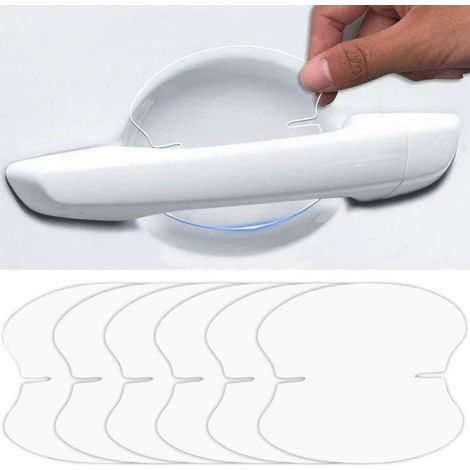 10er Set Auto Türgriff Schutzfolie Transparent Lackschutzfolie für Griffmulden (1/5)