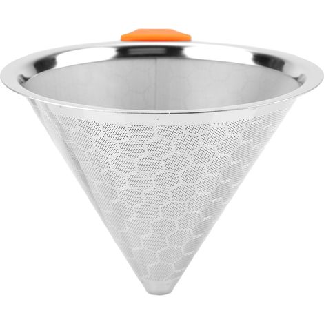 Amerikanischer Edelstahl-Kaffeefilter, Teesieb, Siebtrichter (1/5)