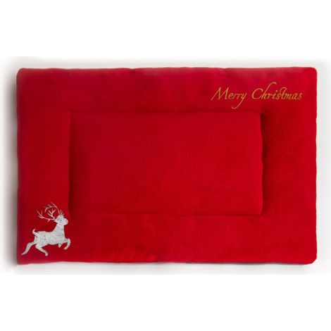 [Katzen- und Hundekissen] + Weiche, warme Weihnachts-Hundeboxmatratze mit 4 cm Dicke für kleine, mittlere und große Hunde und Kätzchen (1/5)