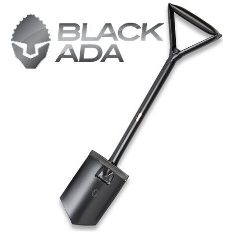 Black ada mini vanga da scavo in acciaio 85 cm bigfoot extended metal detector
