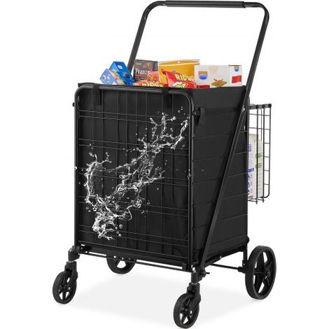 Carrello Portabiancheria con 4 Ruote Cesto per Lavanderia (1/5)