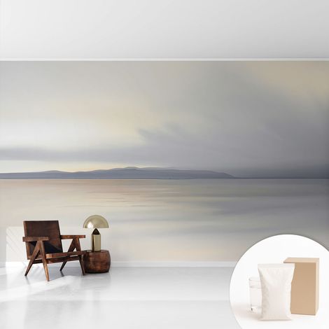 Fototapete - Tapete Vliestapete mit Kleber - Wandtapete Moderne Wandbild Schlafzimmer Wohnzimmer Harmonische Landschaft 416x254 cm (1/5)