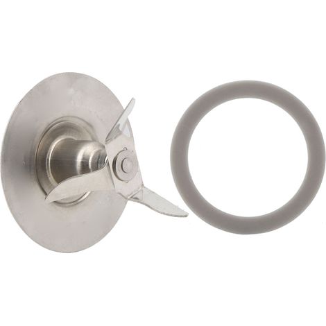 Lame d'extracteur de jus en acier inoxydable, accessoire et pièce de rechange compatible avec les blenders Oster (65 x 50 mm). (1/5)
