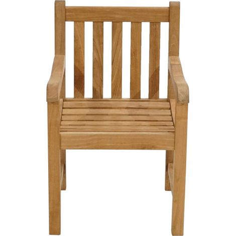 Landhaussessel COVENTRY Premiu m-Teak natur, SVLK zertifizier