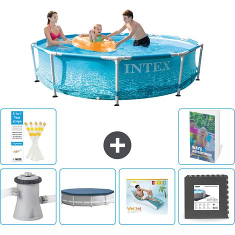 Frame Pool Rund - 305x76 cm - 7-teilig S223