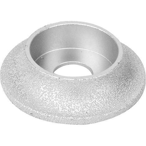 Meule diamantée brasée de 7,3 cm, fabriquée en France, abrasif pour pierre, marbre et céramique, 1,5 cm (1/5)