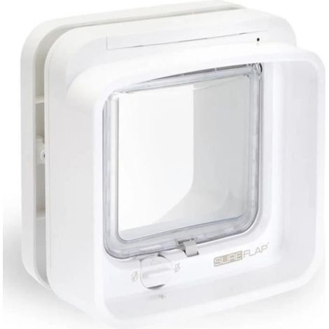 SUREFLAP Chatiere a puce électronique DualScan - Blanc - 142 mm x 120 mm (Mémorisation d'un maximum de 32 puces) (1/5)