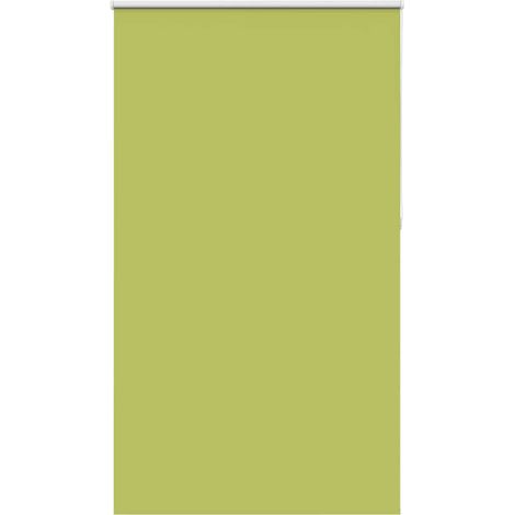 Verdunkelungsrollo Grün 130x210cm Stoffbreite 126,6cm Polyester
