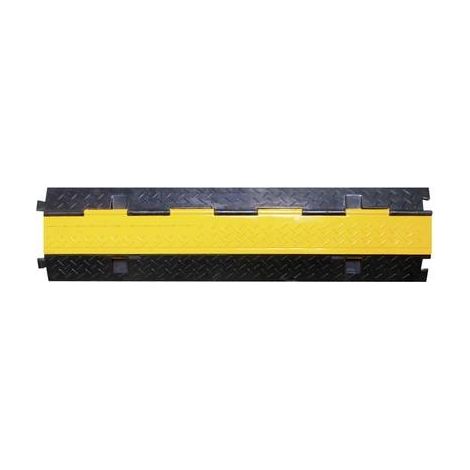 Walther Werke Ponte passacavi 39870020 Gomma Nero, Giallo Numero canali: 2 1000 mm Contenuto: 1 m (1/3)
