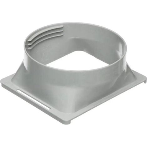 150mm Accessoires de climatisation diamètre 15cm blanc rond interface de corps mobile accessoires de climatisation raccords carrés (1/4)