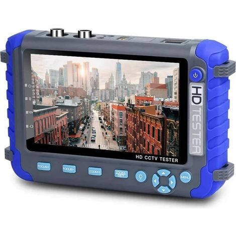 Testeur de vidéosurveillance prenant en charge la caméra IP Testeur De Caméra 4K Moniteur CCTV 5 Pouces 8MP AHD/CVI/TVI CVBS Testeur De Caméra Analogique (1/5)
