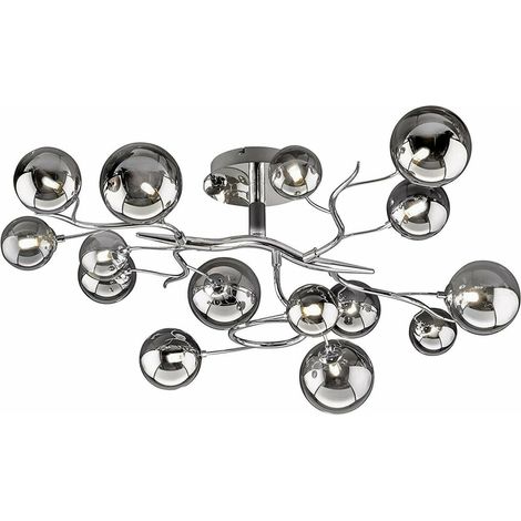 [GEBRAUCHT] B-Ware Wofi Deckenlampe Jasmine Deckenlampe Lampe Leuchte Wohnzimmerlampe Glaskugeln