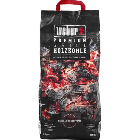 Weber Premium Holzkohle 3kg