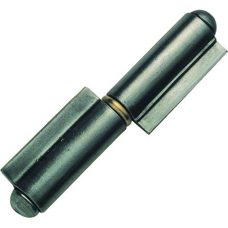 Perno per griglia avvolgibile con lama corta - Anello in ottone - 120x5 Grezzo