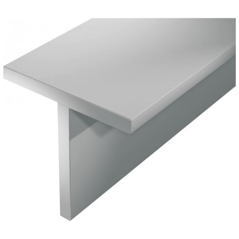 Profilé aluminium T 2000mm – 20x20mm – Argent – Pour constructions légères et chantiers – Résistant à la corrosion – Alberts (1/2)