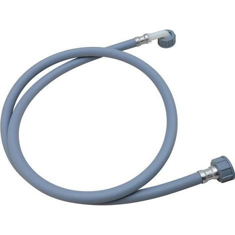 Wasserzulaufschlauch für Waschmaschine und Geschirrspüler. Anschlusslänge 2,5 m 3/4"-Winkel/gerade mit Dichtung Zulaufschlauch (1/5)