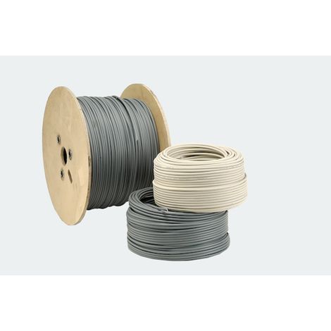 Câble téléphonique SYT1 AWG24 gris - 2 paires - couronne 100 - CABLERIE DAUMESNIL