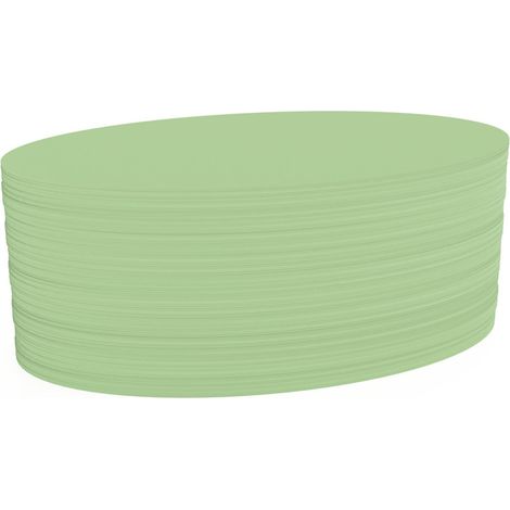 Magnetoplan Kommunikationskarte oval, 190 x 110 mm, 500 Stück, grün, oval 192 x 111 mm, 500 BL 500 Stk
