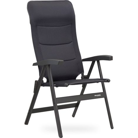 Silla de camping Westfield Avantgarde gris carbón confortable (1/5)