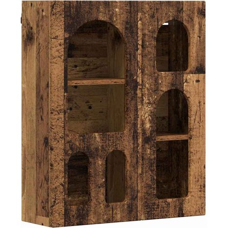 Maison Exclusive - Armadio pensile con lo scaffale Legno vecchio 59 x 20 x 71.5 cm