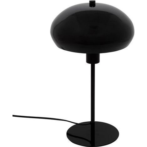 Lampe à Poser Champignon "Savio" 38cm Noir (1/5)